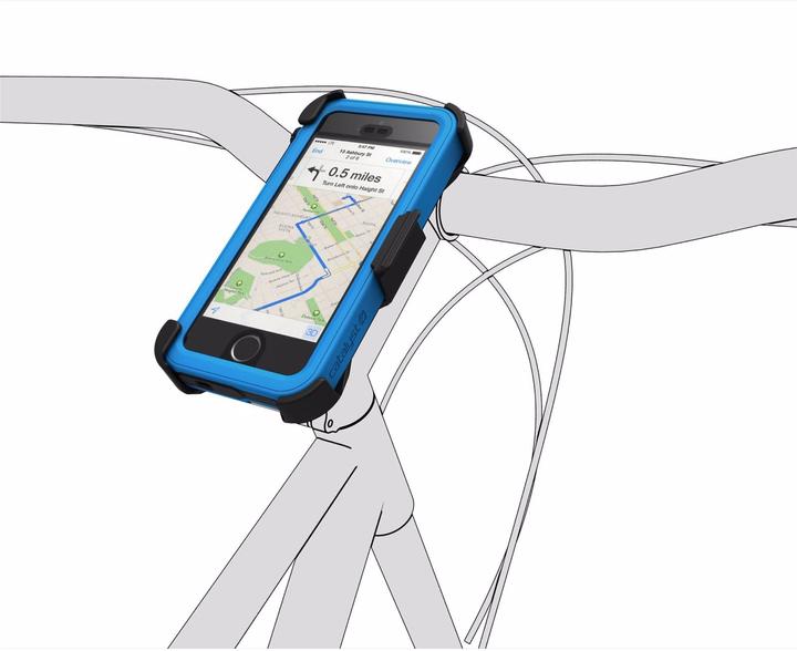 Actual product image Catalyst Bike Mount iPhone 5/5S/SE Case Black