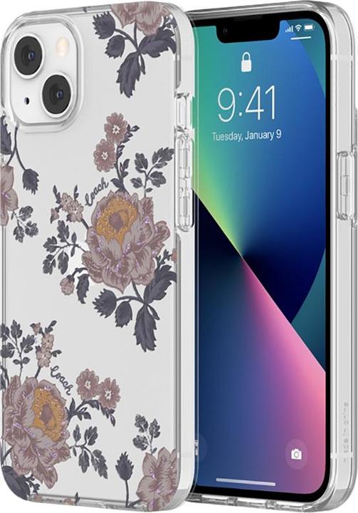 Actual product image Coach Case for iPhone 13 Moody Floral series (Apple iPhone 13)