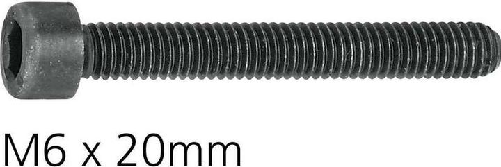BRW Vis à tête cylindrique M6 x 20 paquet de 25 pces (25 Vis par pièce)