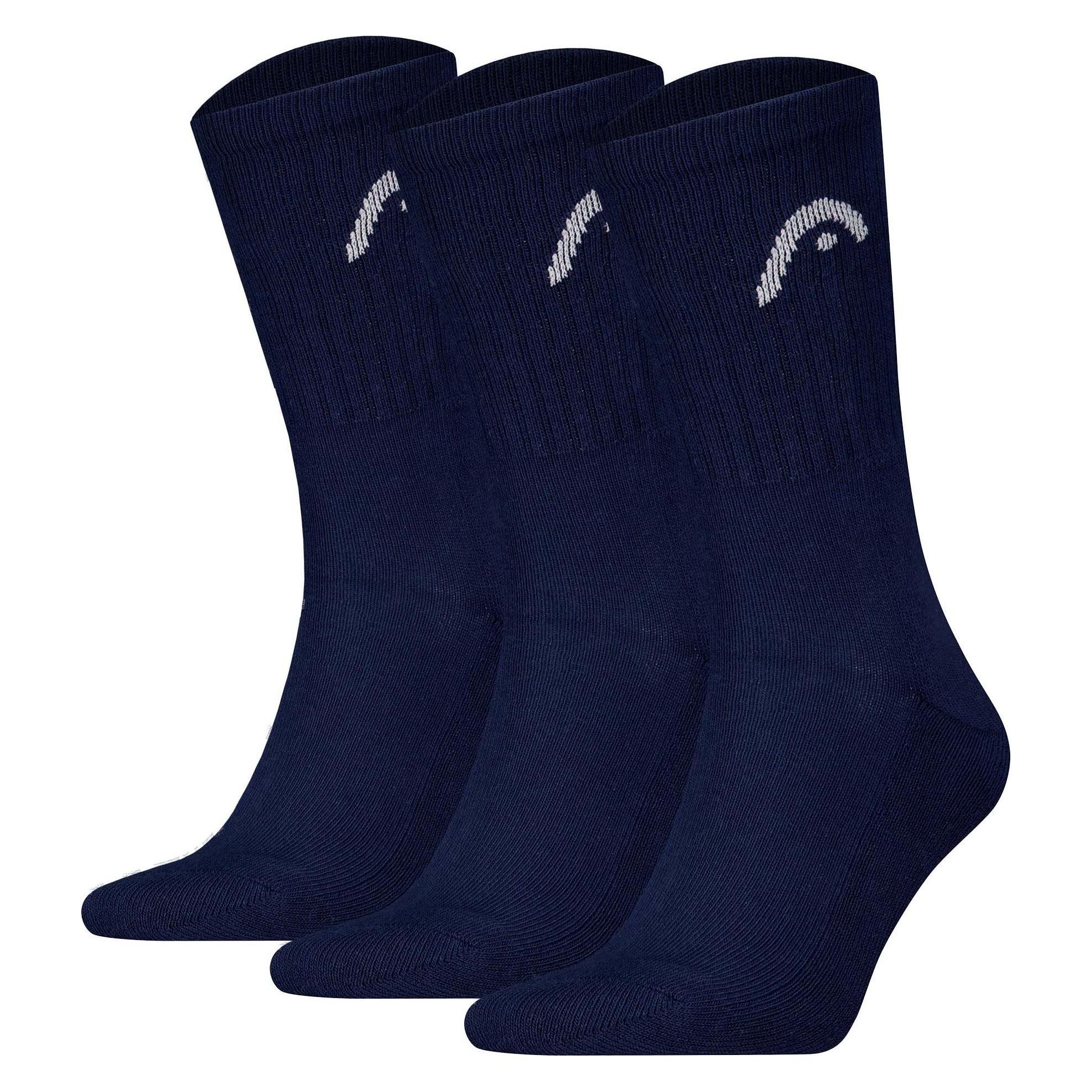 Head, Damen, Sportsocken, Socken Sportlich All Sport Training Crew 3P (39 - 42), Blau