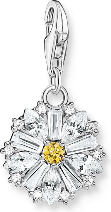 Actual product image Thomas Sabo Charm-Anhänger Blume Lovely Daisy mit Steinen Silber (Silver 925)