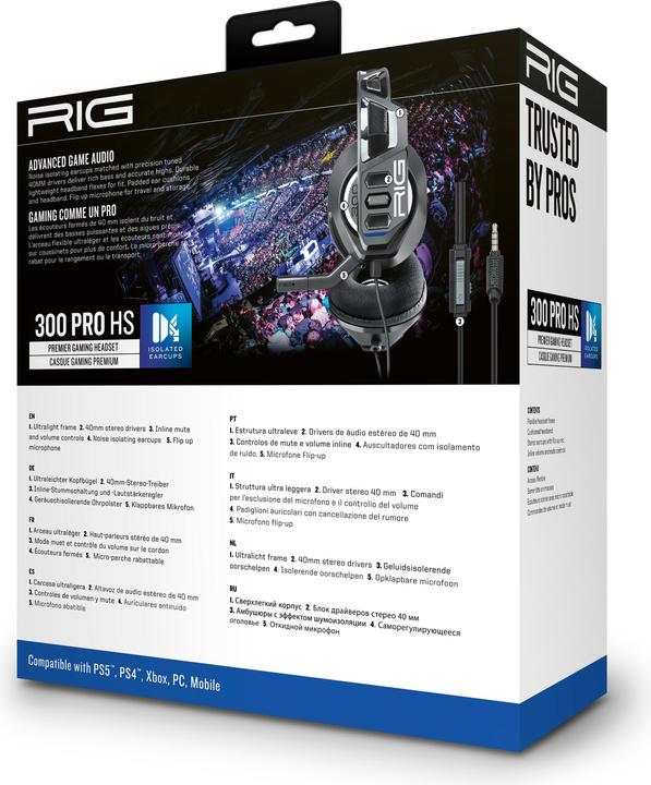 Actual product image Nacon Gaming RIG 300 PRO HS (Cable)