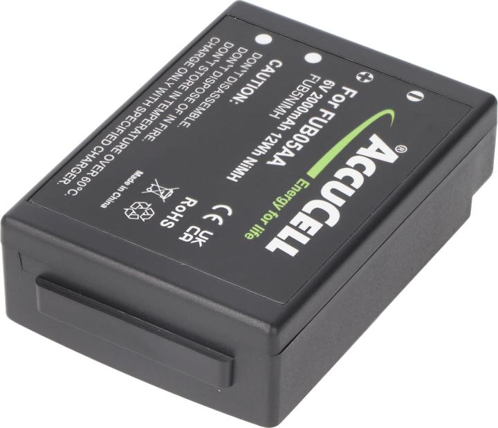 Produktbild AccuCell Akku FUB05AA Akku BA205030, FBFUB05N, BA205030, BA225000 (6 V, 2000 mAh)