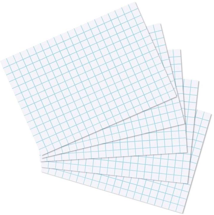Herlitz Karteikarten (A5, 170 g/m², 100 x)