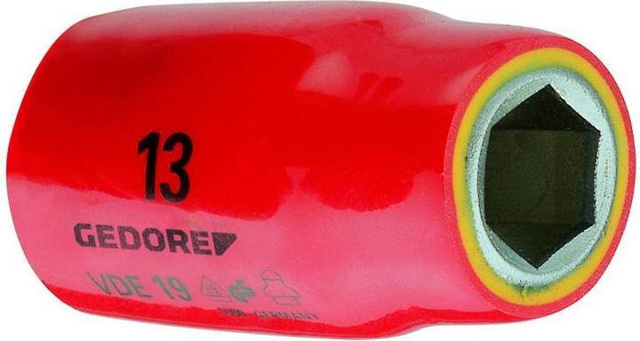 Actual product image Gedore VDE 19 13 VDE socket hexagonal (13 mm)