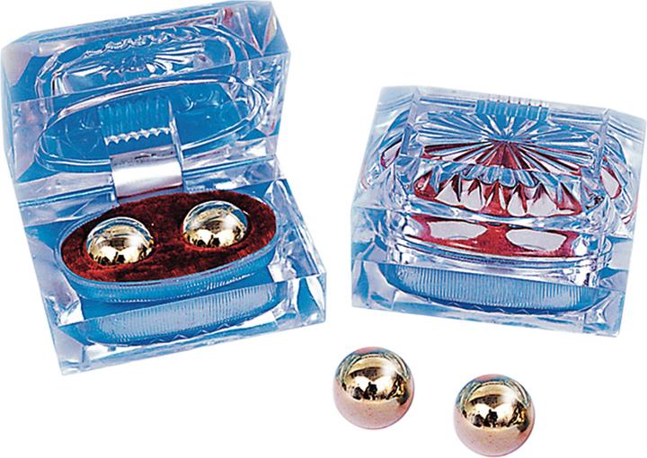 Actual product image Seven Creations Ben Wa Gold Balls