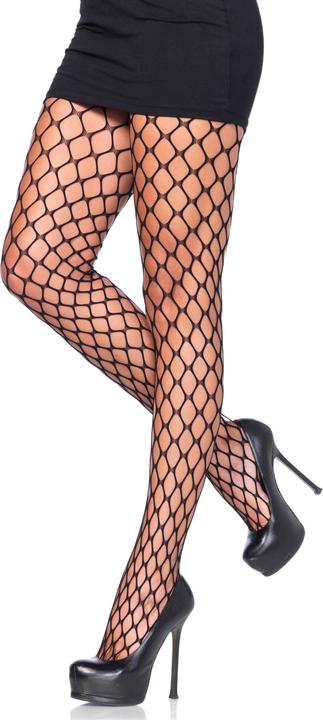 Actual product image Leg Avenue Sharp Edge Scale Net Pantyhose (One size)