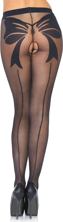 Immagine prodotto Leg Avenue Intrecciato con fiocco Crotchless (S)