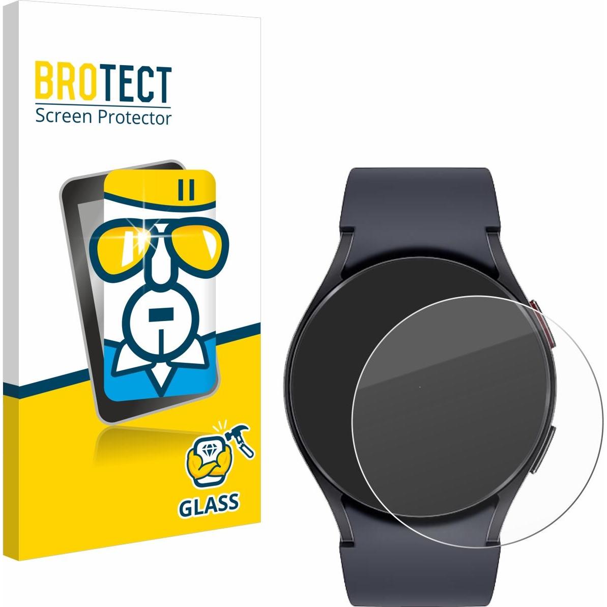 BROTECT Panzerglas Hartglas Displayschutz, Smartwatch Schutzfolie, Transparent