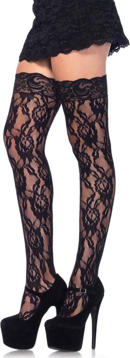 Produktbild Leg Avenue Rose Lace Stockings (One Size)