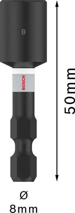 Produktbild Bosch Professional Zubehör PRO Steckschlüssel Impact, 8 x 50 mm (8 mm)