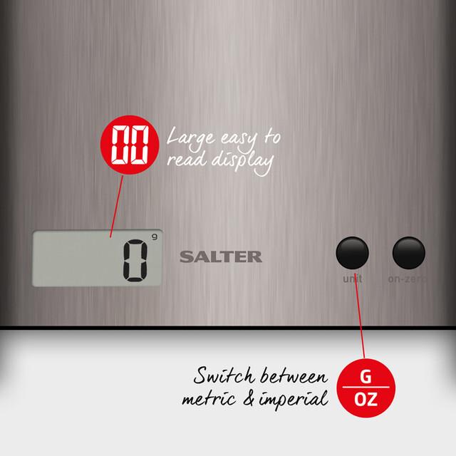 Actual product image Salter 1087 SSDRCEU16 Pro Silver