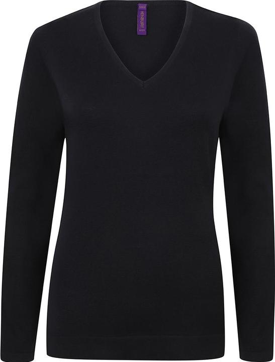Produktbild Henbury FeinstrickPullover mit VAusschnitt (XS)