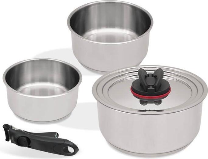 Actual product image Maestro Zestaw rondli 5 elem. MR-3531-5 (20 cm, Pan set + pot set, Stainless steel)