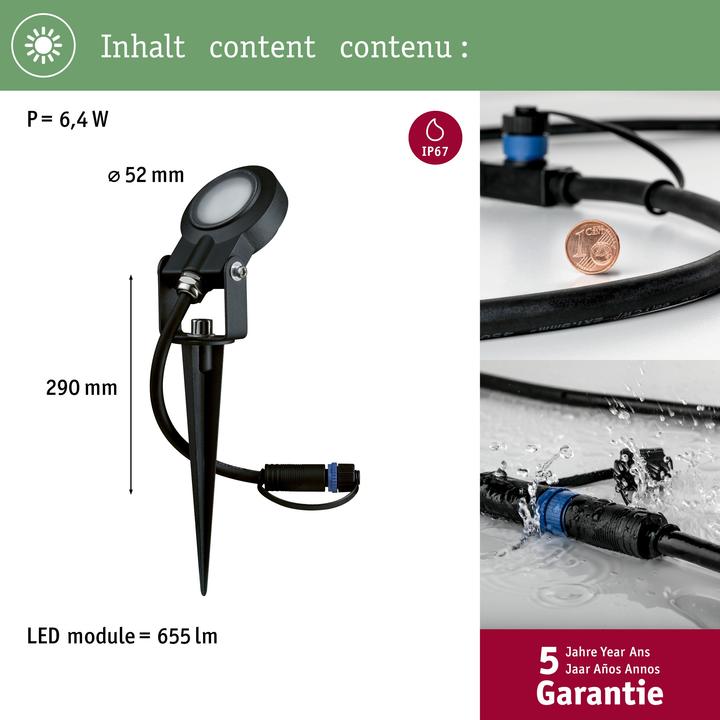 Actual product image Paulmann Plug & Shine Sting (655 lm, IP67)