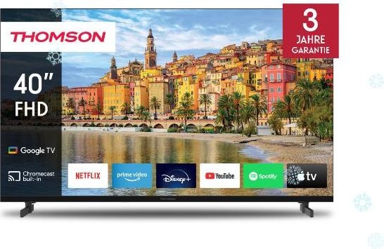 Thomson TV 40 Fhd Frameless Smart T2/C2s2 Google TV (40", LED, Full HD, 2023)