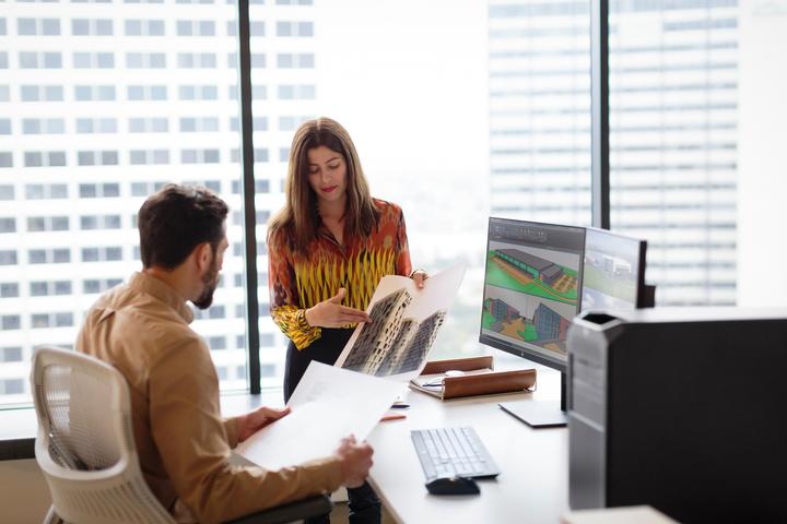 Actual product image HP Z27 (3840 x 2160 Pixels, 27")