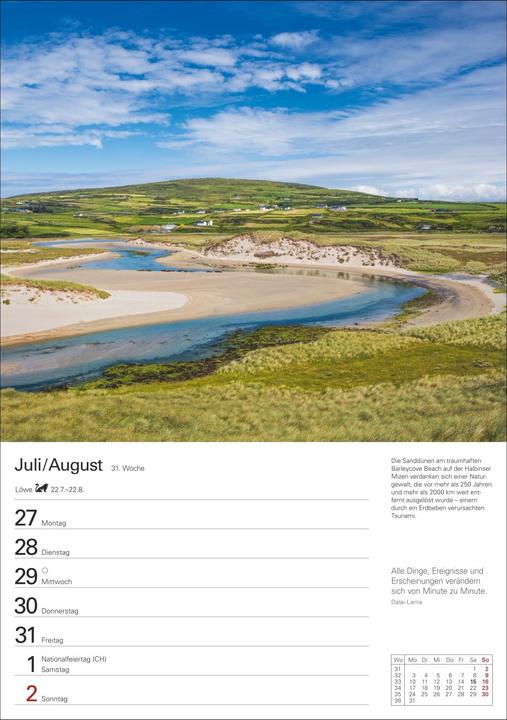 Image du produit Harenberg Irland Wochenplaner 2026 - Eine Reise in 53 Bildern (Allemand)