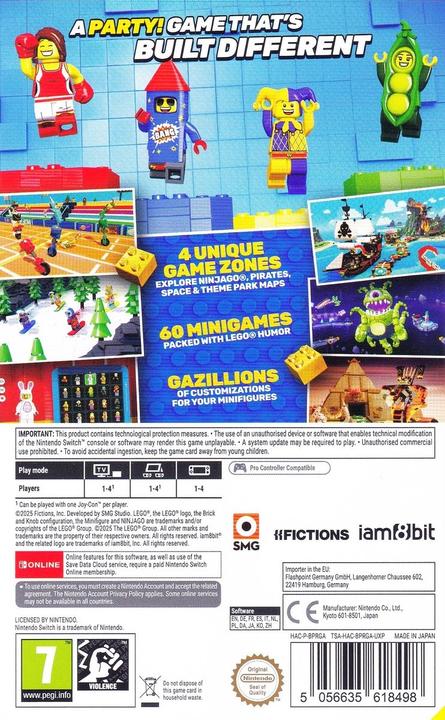 Produktbild iam8bit LEGO Party! (Switch, EN)