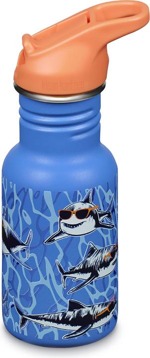 Immagine prodotto Kleankanteen KK Kid Classic 355ml Flip, squali in ombra (0.36 l)