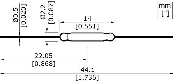 Produktbild Velleman Reed Switch 1 X No Contact