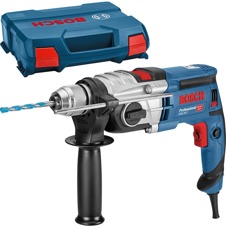 Actual product image Bosch Professional Impact drill GSB, 20-2 with L-CASE (Electrical connection)
