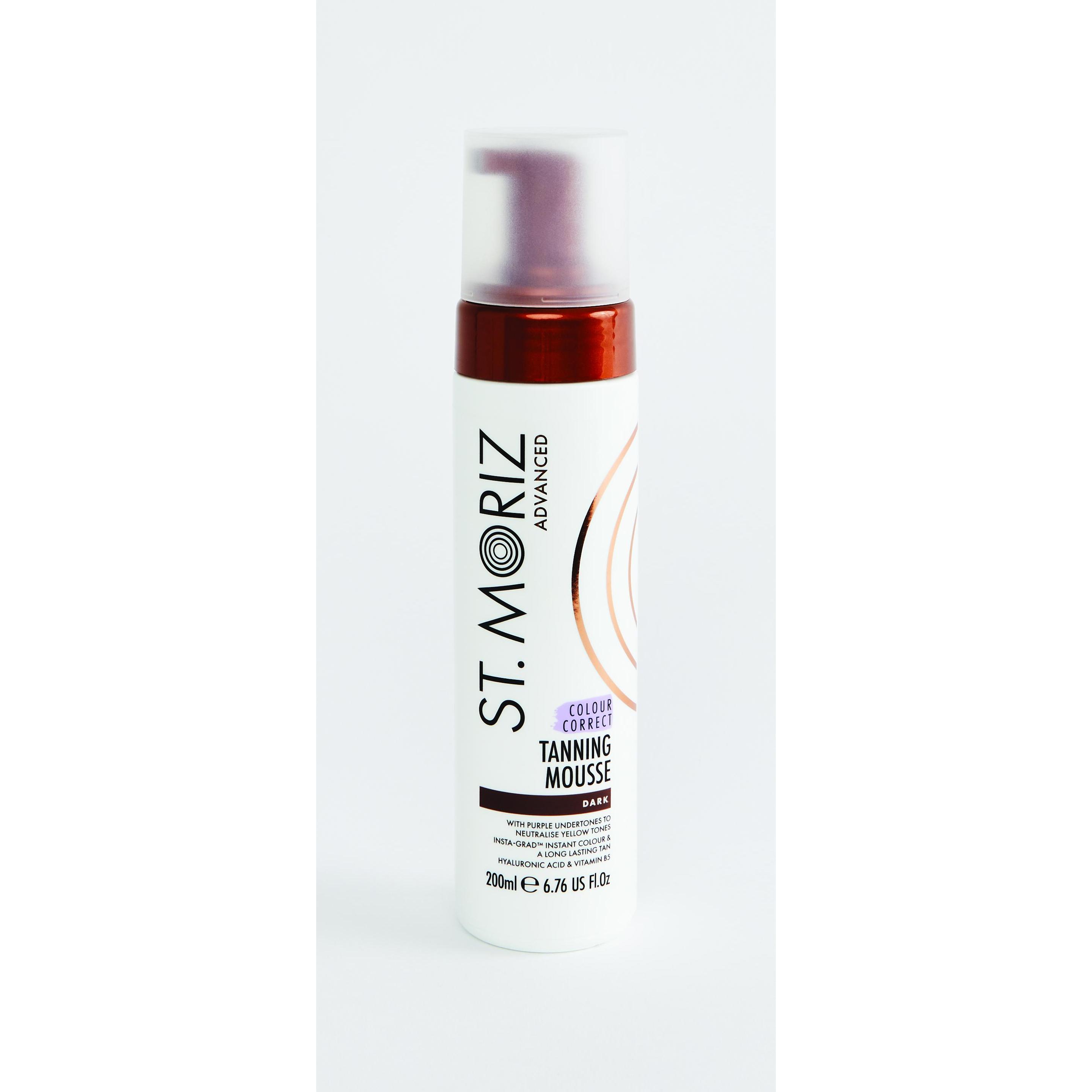 Thumbnail - St. Moriz, Selbstbräuner, St Moriz Advanced Colour Correcting Tanning Mousse Dark (Selbstbräunungstuch, 200 ml)
