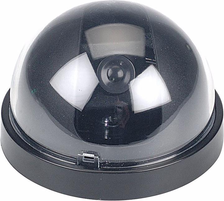 Produktbild VisorTech 2-mal: Überwachungskamera-Attrappe Dome-Form