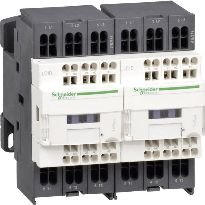 Immagine prodotto Schneider Electric Contattore invertitore combinato, 3p+1S+1NC, LC2D123BD