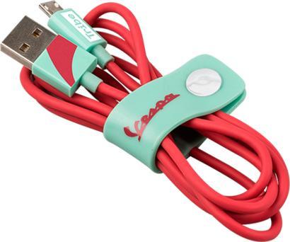 Image du produit Tribe Line - Câbles Microusb - 1,2 M (4ft) - Acquamarina (1.20 m, USB 2.0)