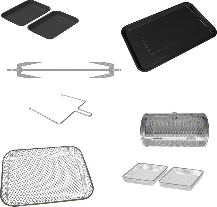 Actual product image Sobczyk - Dual Zone Airfryer - 15L with Accessories