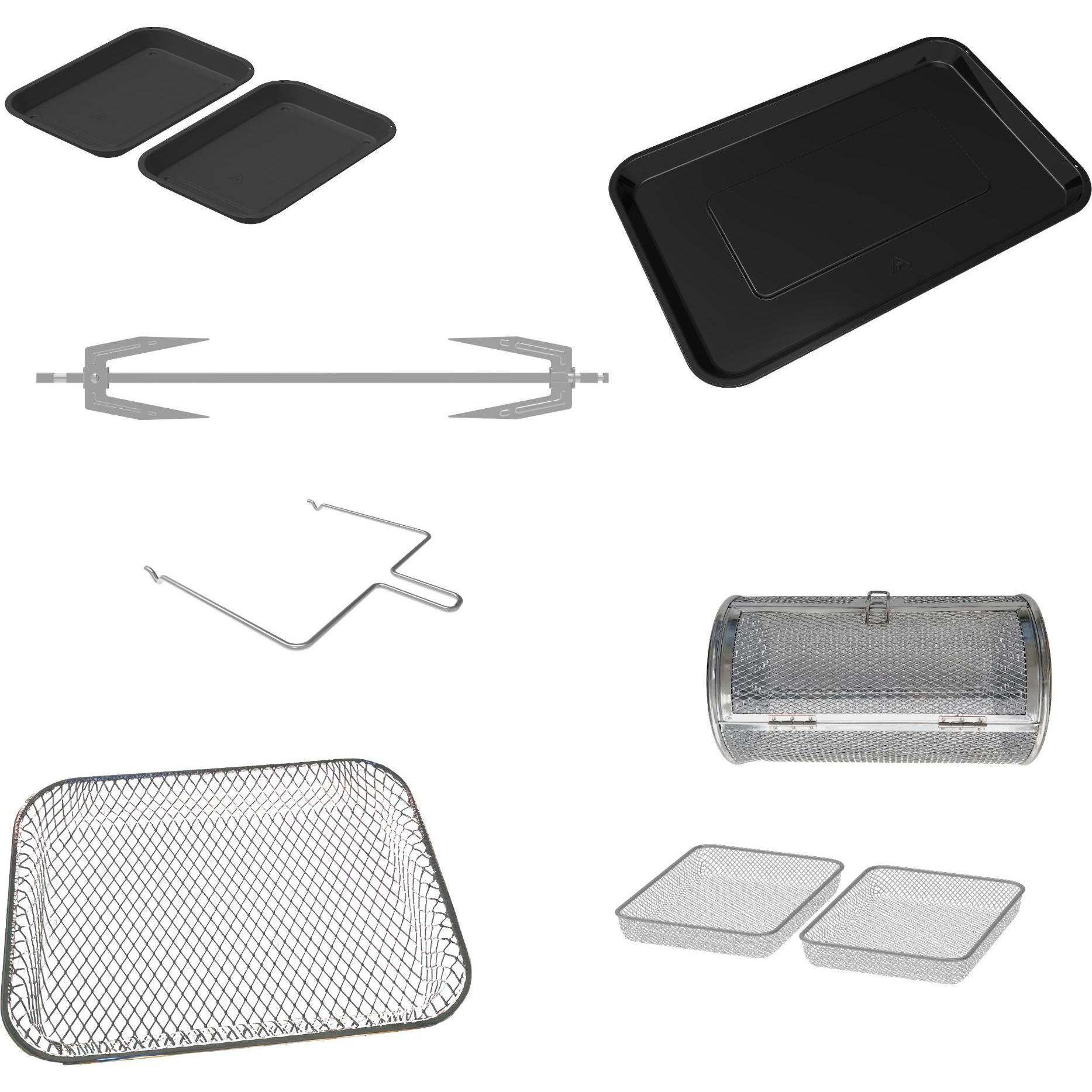 Thumbnail - Sobczyk - Dual Zone Airfryer - 15L with Accessories, Fritteuse