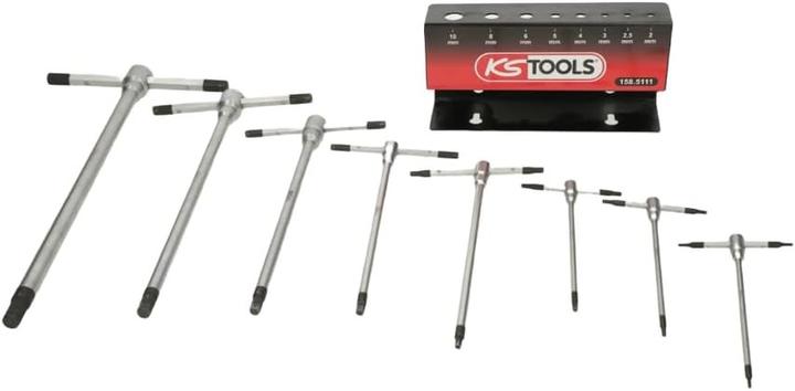 Actual product image KS Tools 8 hexagon spanners