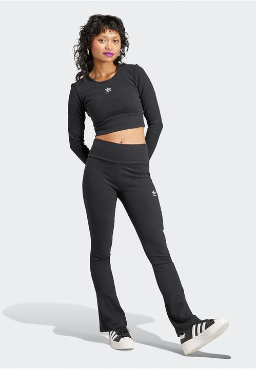 Actual product image adidas Essentials Rib Flared Leggings - 199229 (L)