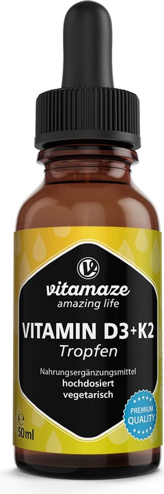 Produktbild Vitamaze Vitamin D3 + K2 (1 Stück, Tropfen)