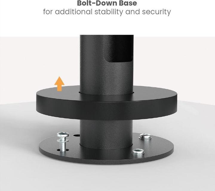 Actual product image Roline Universal, rotatable and tiltable credit card terminal stand (6.54")