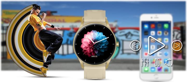 Produktbild Gravity Unisex GT2-4 – Bluetooth-Anrufe, individuelle Zifferblätter (sg019d)