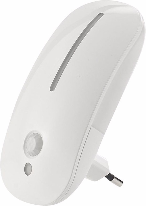 Produktbild Lunartec 2 mal LED-Steckdosen-Nachtlicht mit Bewegungsmelder & Dämmerungs-Sensor