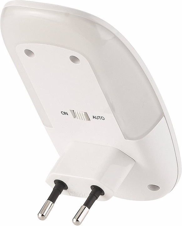 Produktbild Lunartec 2 mal LED-Steckdosen-Nachtlicht mit Bewegungsmelder & Dämmerungs-Sensor