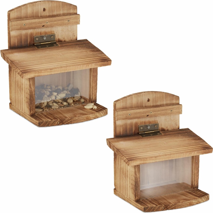 Image du produit Relaxdays Valet Stand, avec étagère en bois