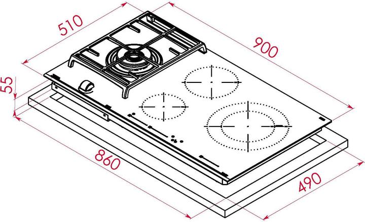 Actual product image Teka JZC 94313 ABN (90 cm)
