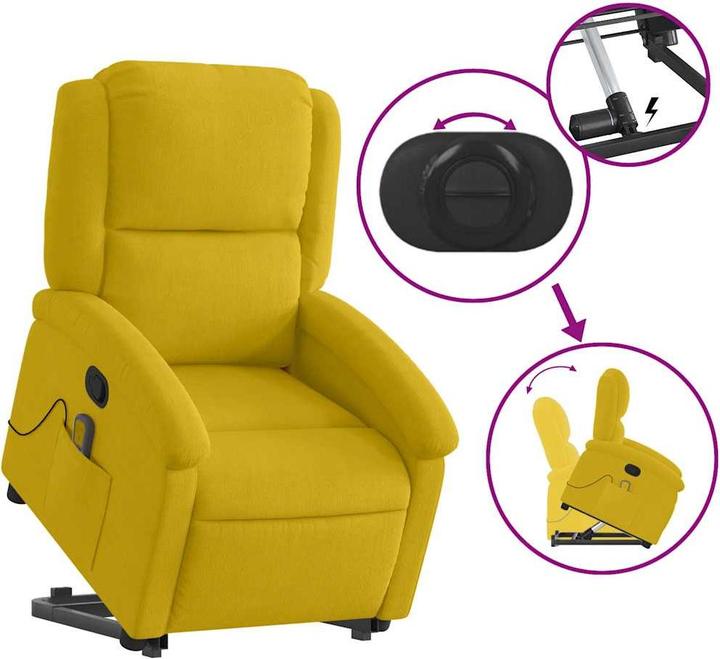 Image du produit vidaXL Massagesessel mit Aufstehhilfe
