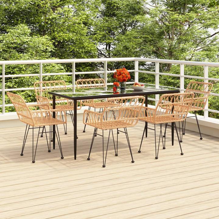 Produktbild vidaXL Garten Essgruppe (160 x 80 x 74 cm)