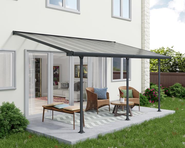 NSH Nordic Palram - Canopia Feria patio roof 16.1 m2, anthracite grey (540-031)