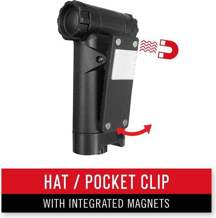 Produktbild Coast HX4 Clip-on-Taschenlampe - rotes Licht (7.60 cm, 80 lm)