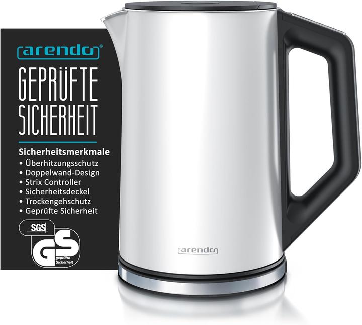 Immagine prodotto Arendo Wasserkocher mit Temperatureinstellung (1.50 l)