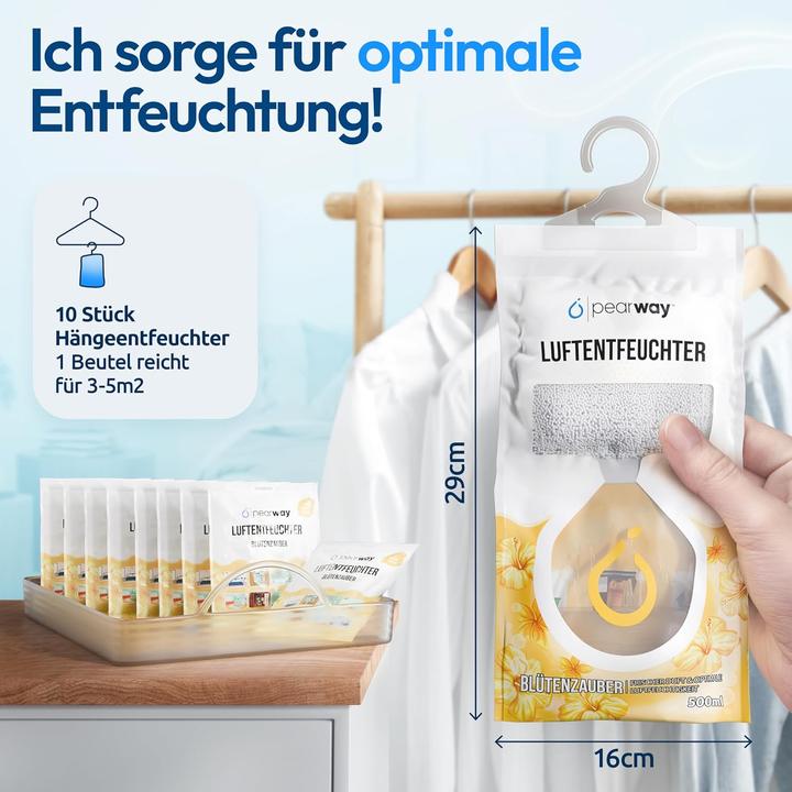 Actual product image Pearway Luftraumentfeuchter zum Aufhängen