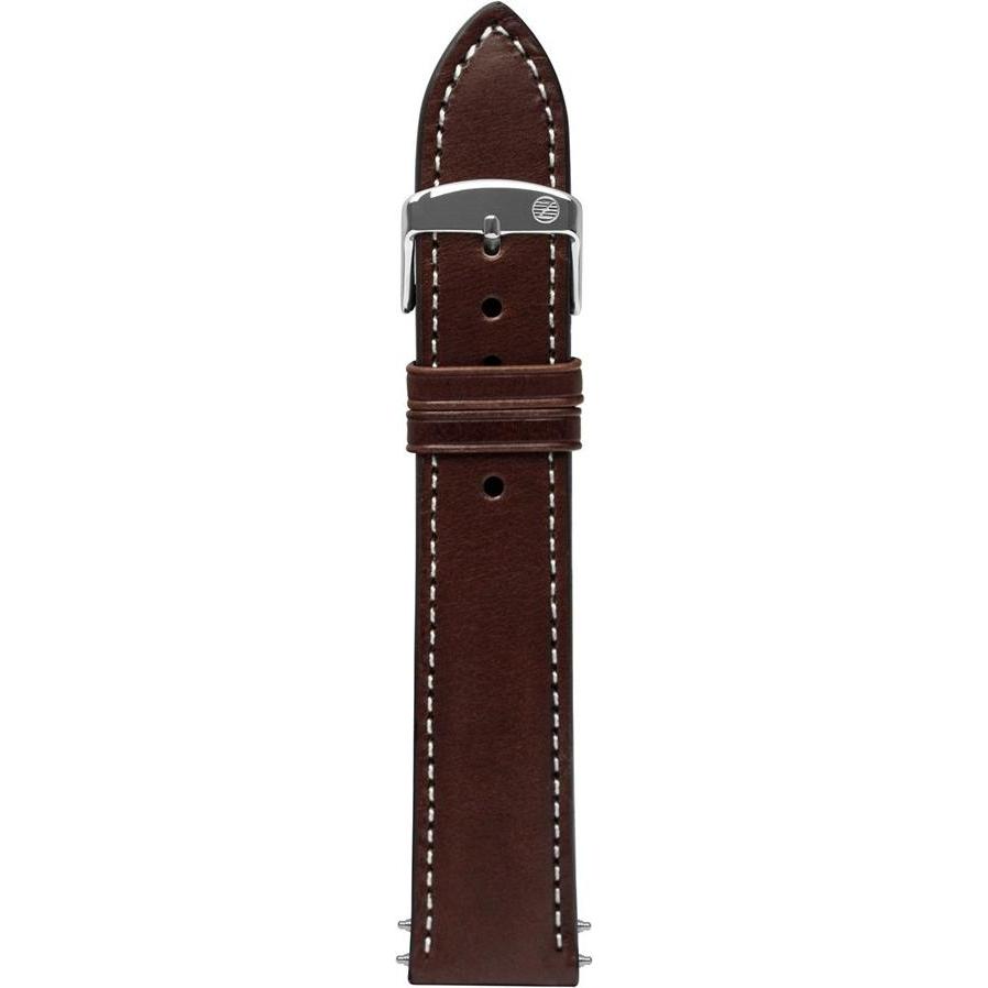 Zeppelin Pasek skórzany brązowy 22 mm, Uhrenarmband, Braun