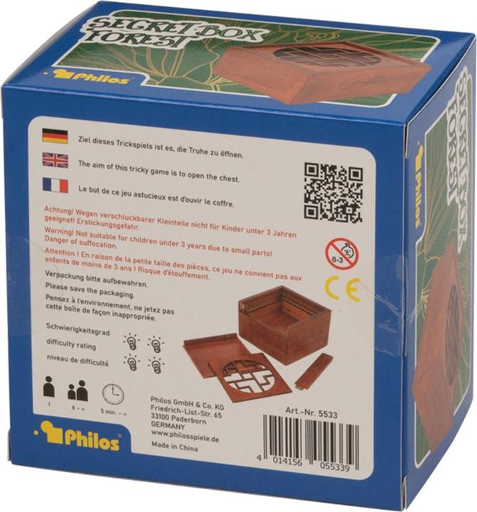 Immagine prodotto Philos Foresta segreta (Francese, Inglese, Italiano, Tedesco, 1 Giocatori)