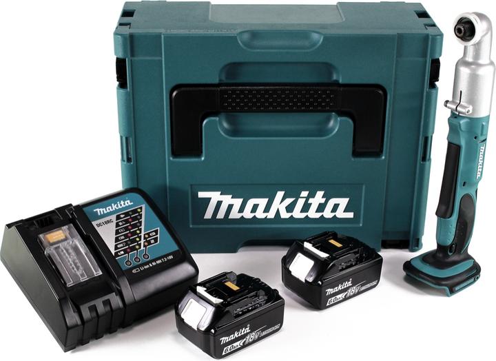 Produktbild Makita DTL 061 RGJ Akku Winkelschlagschrauber 18V 1/4" 60Nm + 2x Akku 6,0Ah + Ladegerät + Makpac (Akkubetrieb)